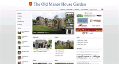 Desktop Screenshot of oldmanorhousegarden.co.uk